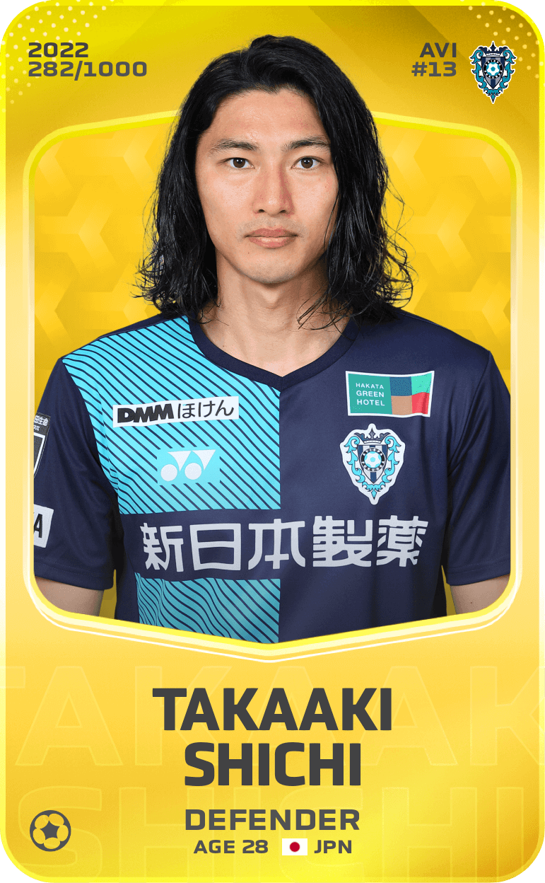 Takaaki Shichi 2022-23 • Limited 282/1000