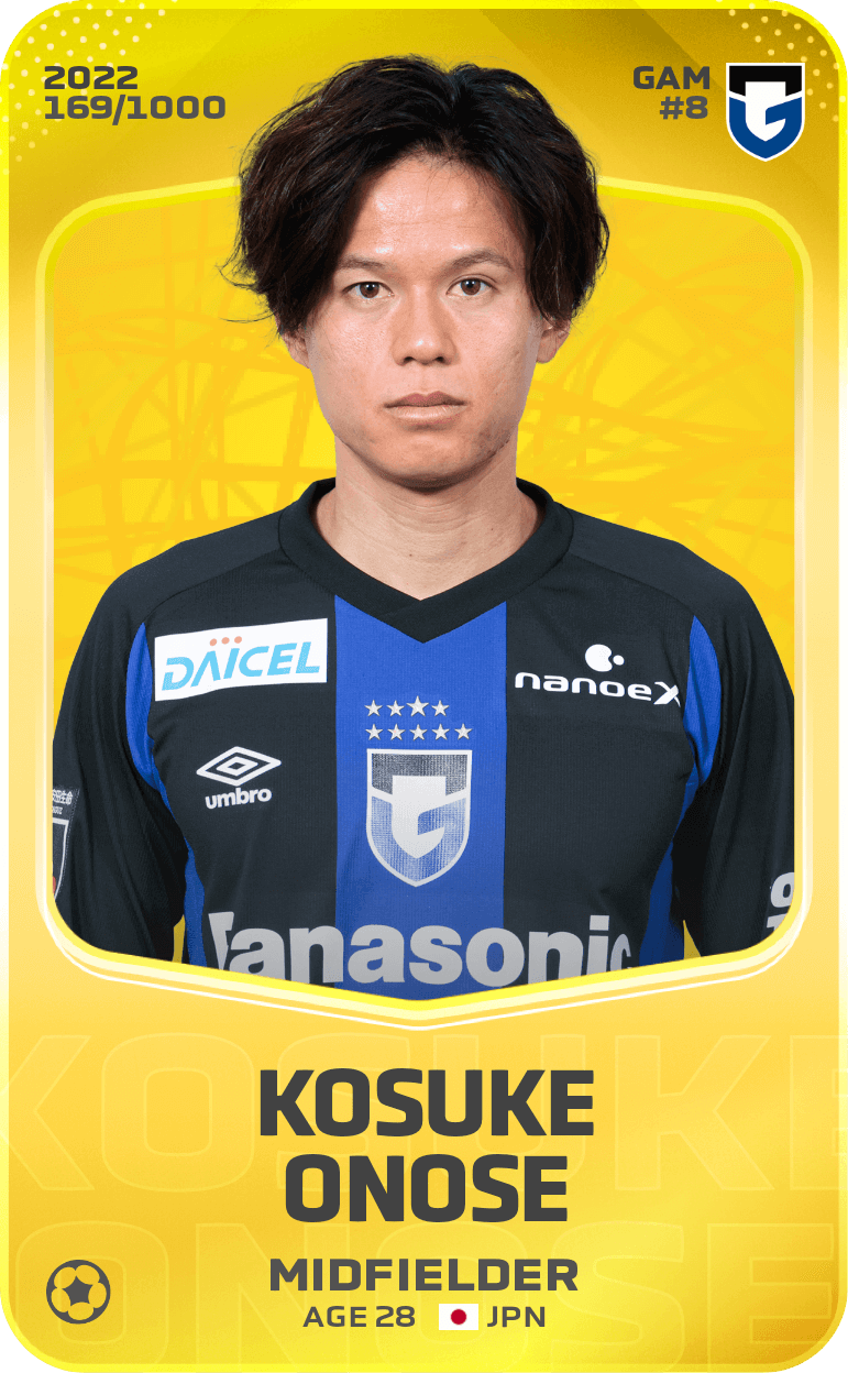 Kosuke Onose 2022-23 • Limited 169/1000