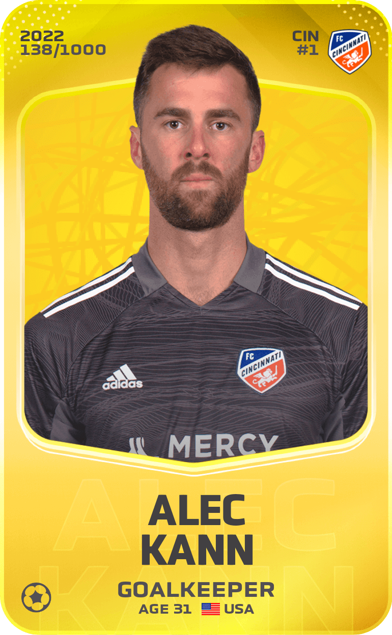 Alec Kann 2022-23 • Limited 138/1000