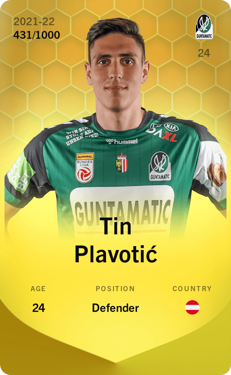 Tin Plavotić 2021-22 • Limited 431/1000