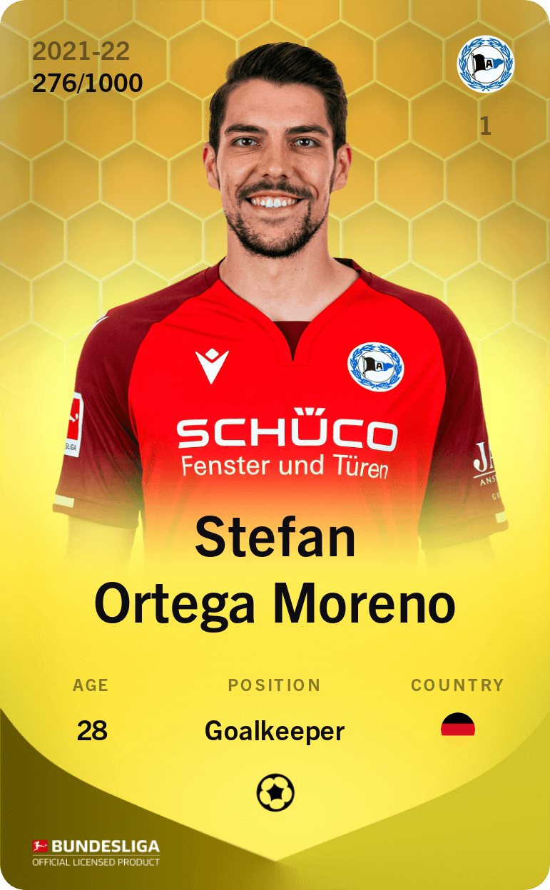 Stefan Ortega Moreno 2021-22 • Limited 276/1000