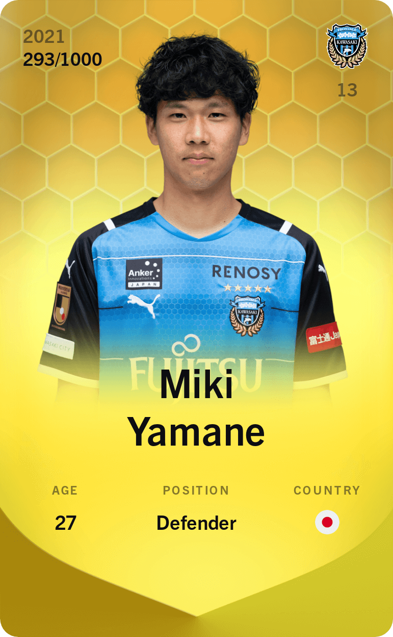 Miki Yamane 2021-22 • Limited 293/1000