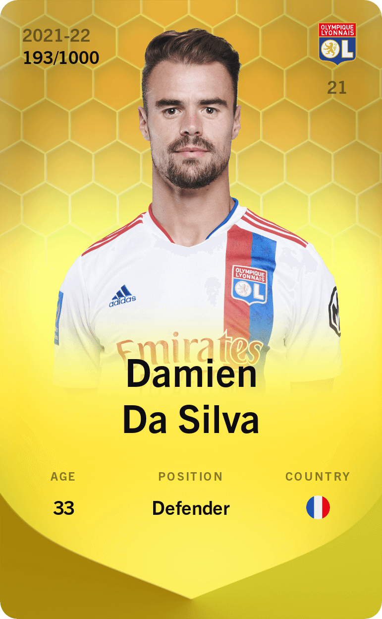 Damien Da Silva 2021-22 • Limited 193/1000