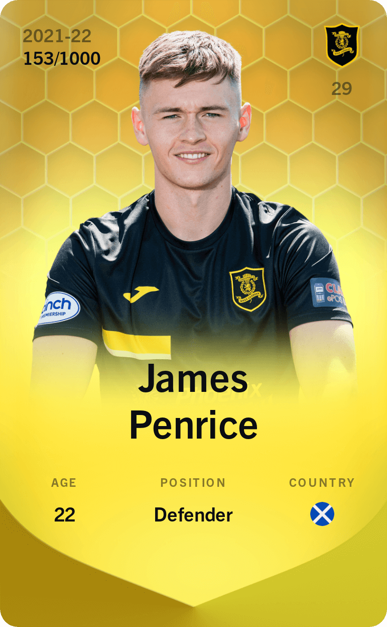 James Penrice 2021-22 • Limited 153/1000
