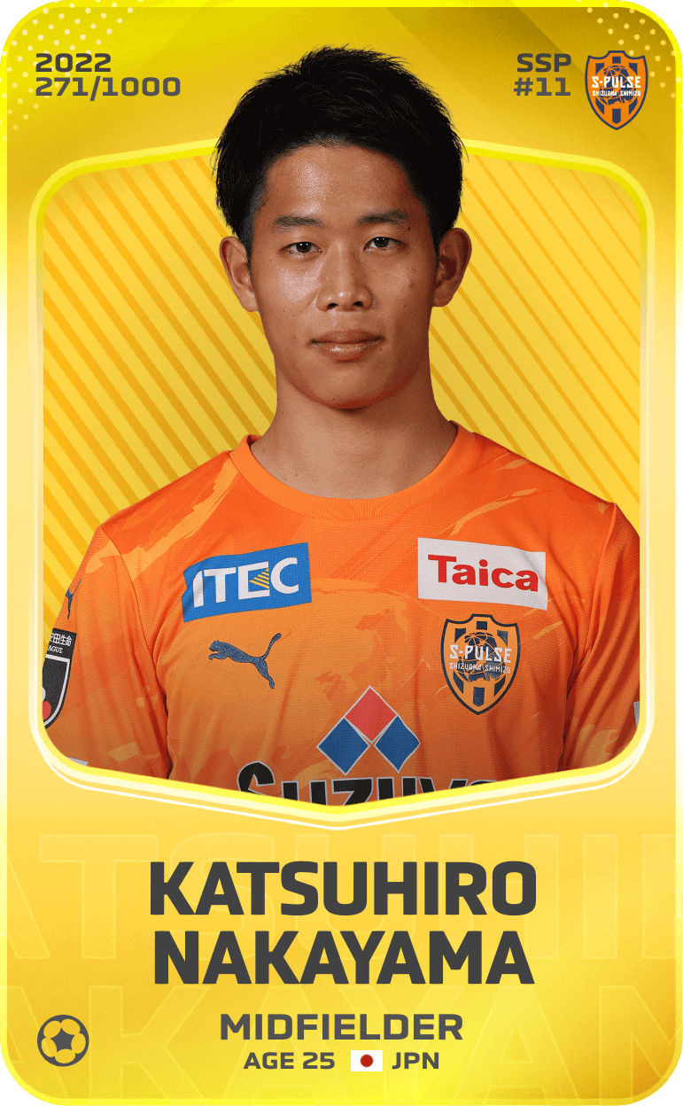 Katsuhiro Nakayama 2022-23 • Limited 271/1000