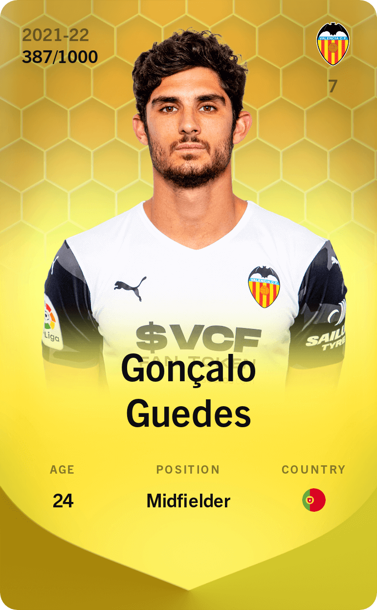 Gonçalo Guedes 2021-22 • Limited 387/1000
