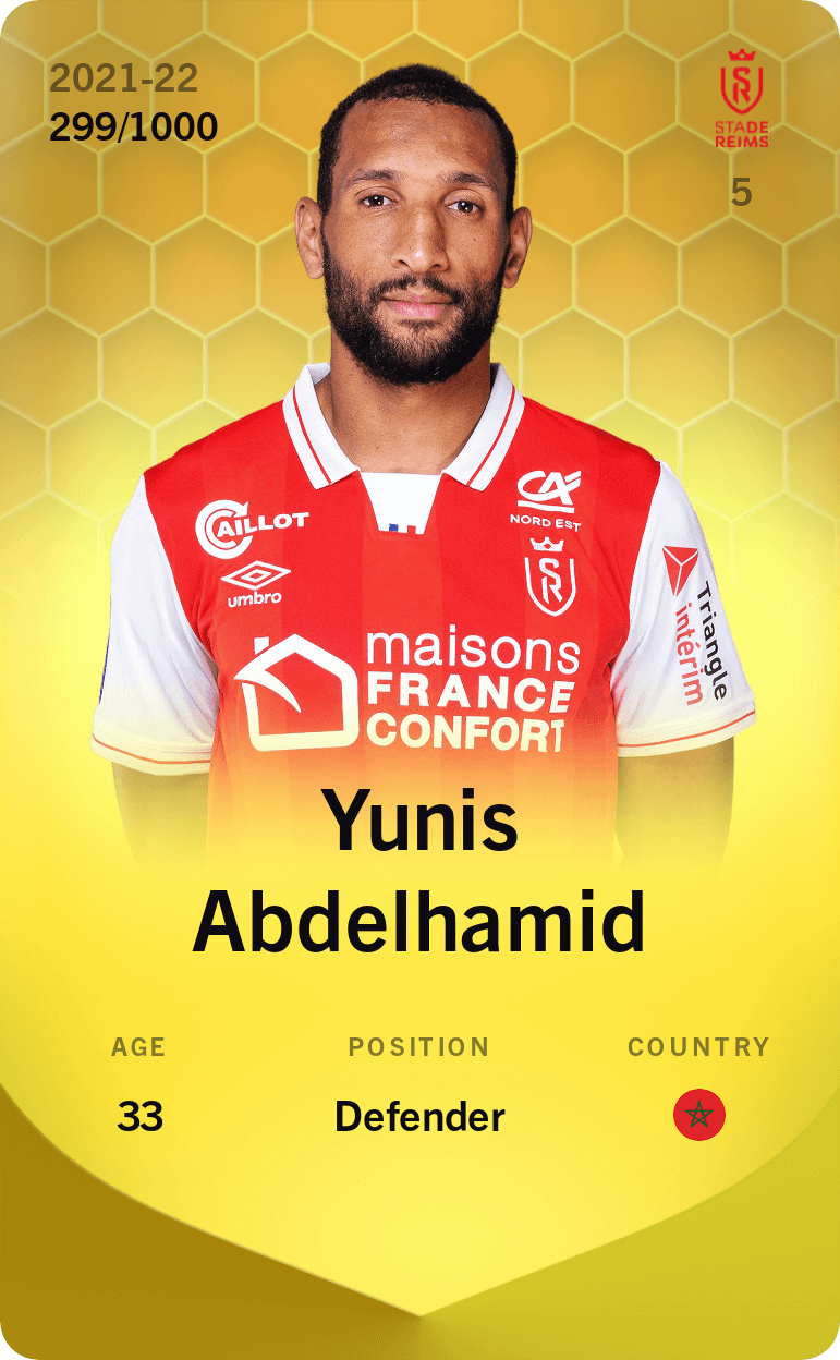 Yunis Abdelhamid 2021-22 • Limited 299/1000