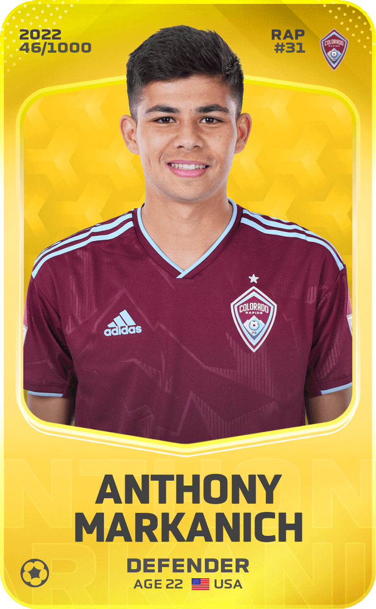 Anthony Markanich 2022-23 • Limited 46/1000