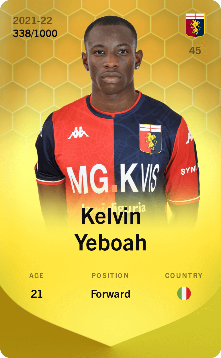 Kelvin Yeboah 2021-22 • Limited 338/1000