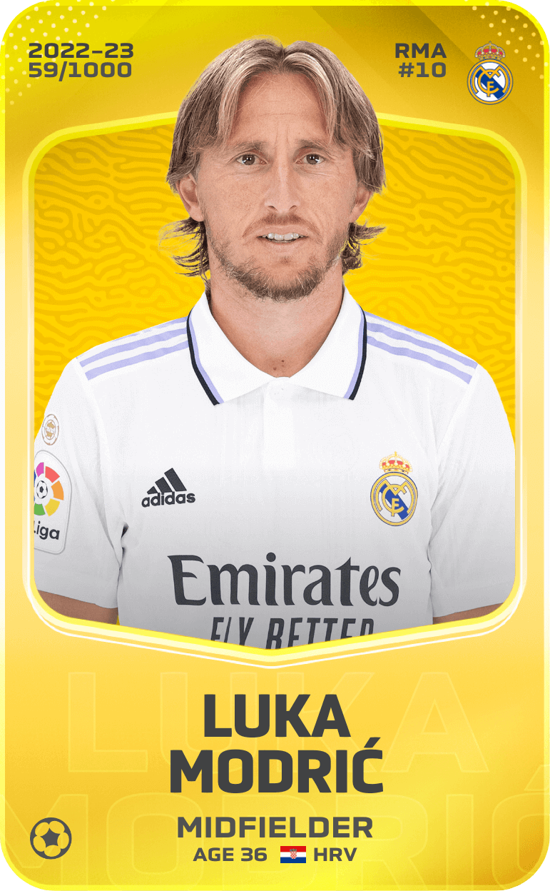 Luka Modrić 2022-23 • Limited 59/1000