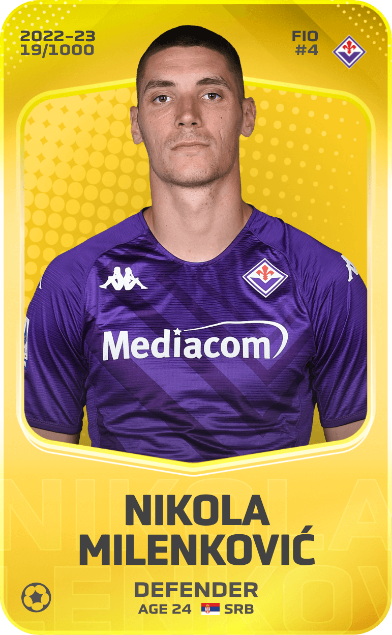 Nikola Milenković 2022-23 • Limited 19/1000