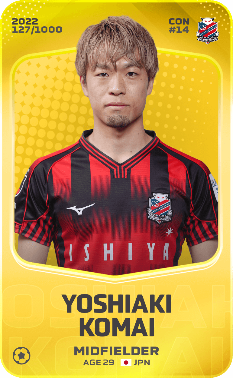 Yoshiaki Komai 2022-23 • Limited 127/1000