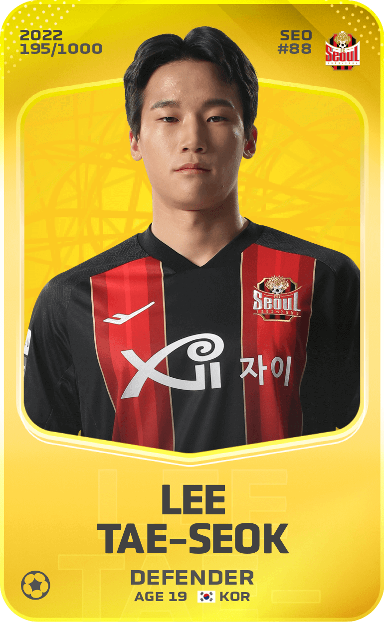 Lee Tae-Seok 2022-23 • Limited 195/1000