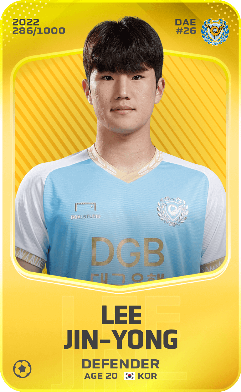 Lee Jin-Yong 2022-23 • Limited 286/1000