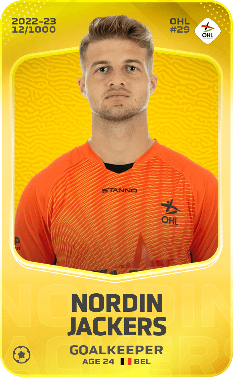 Nordin Jackers 2022-23 • Limited 12/1000