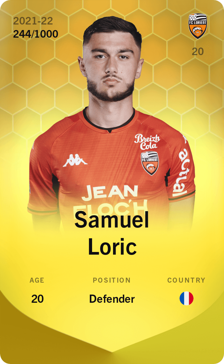 Samuel Loric 2021-22 • Limited 244/1000