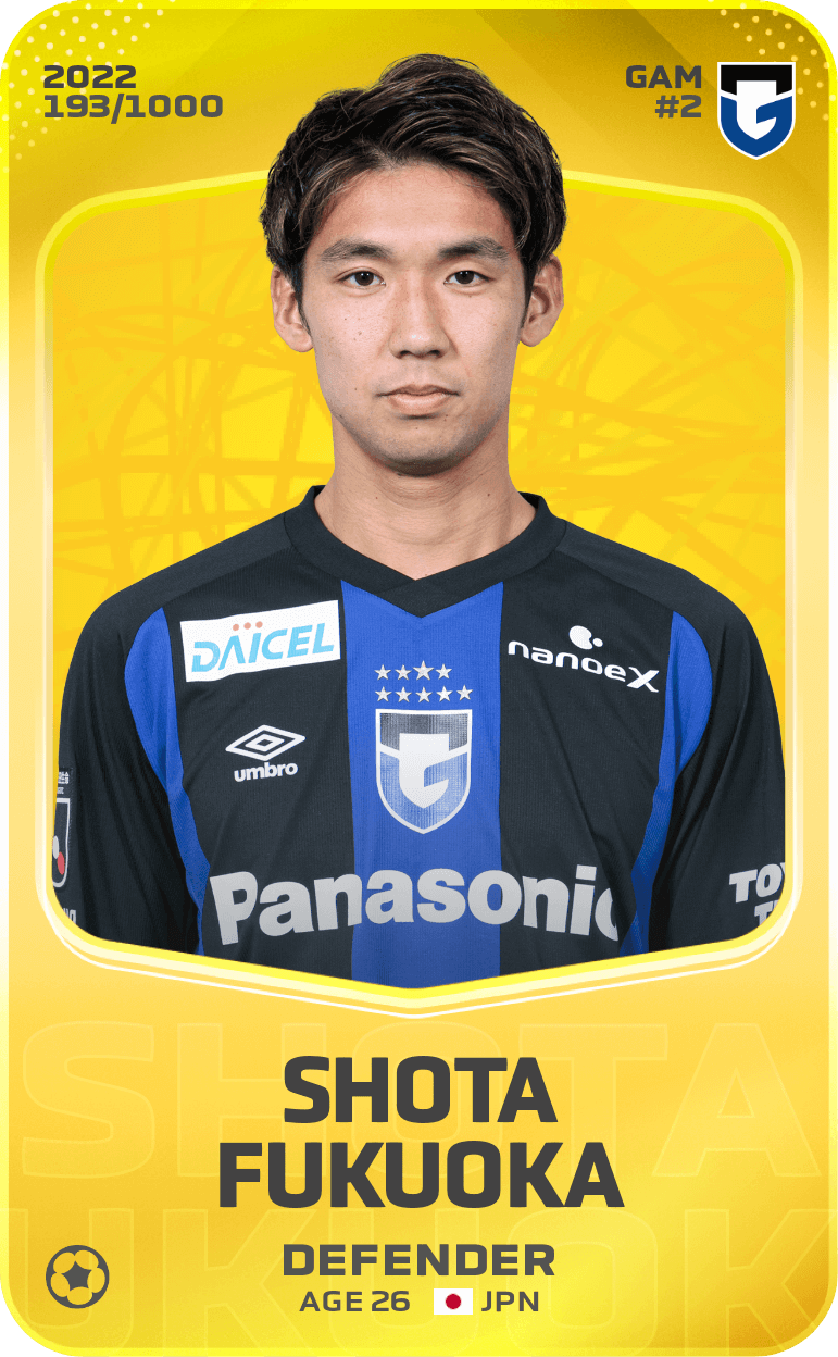 Shota Fukuoka 2022-23 • Limited 193/1000