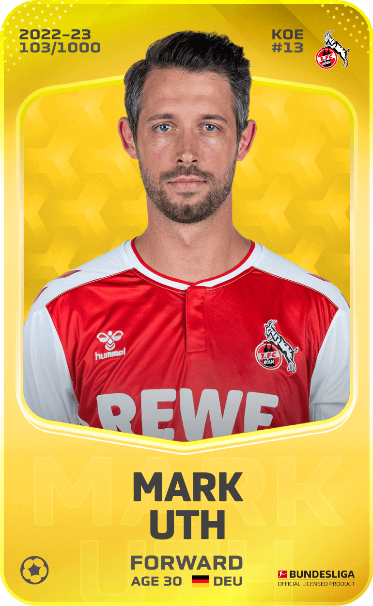 Mark Uth 2022-23 • Limited 103/1000