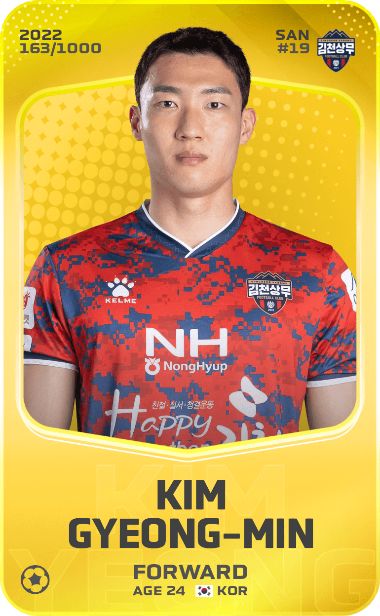 Kim Gyeong-Min 2022-23 • Limited 163/1000