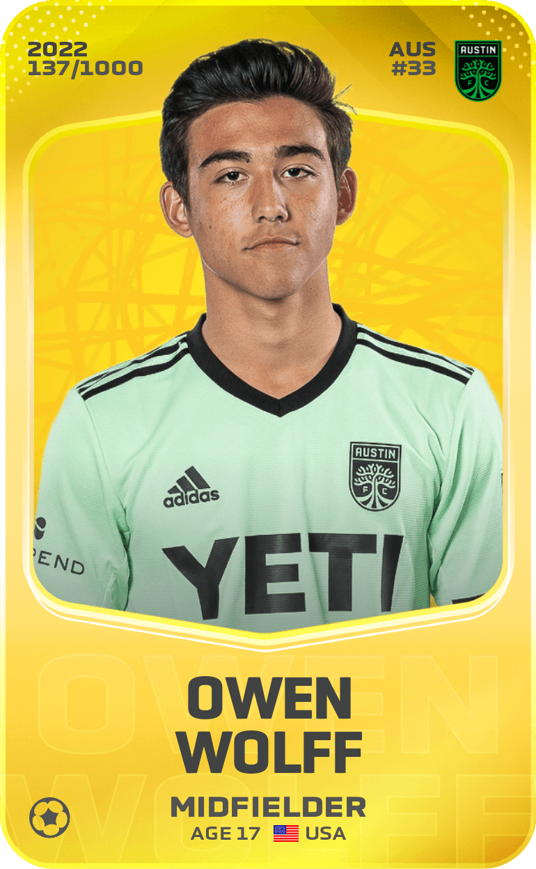 Owen Wolff 2022-23 • Limited 137/1000