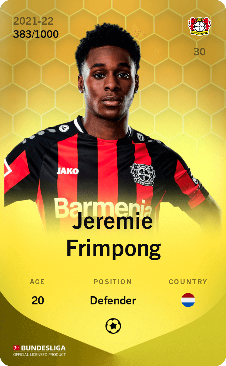 Jeremie Frimpong 2021-22 • Limited 383/1000