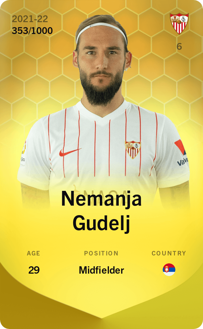 Nemanja Gudelj 2021-22 • Limited 353/1000