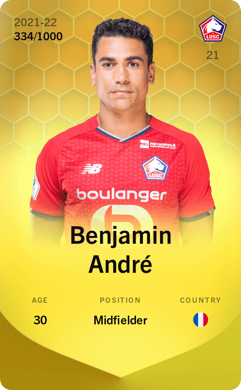 Benjamin André 2021-22 • Limited 334/1000