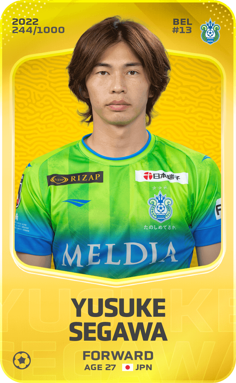 Yusuke Segawa 2022-23 • Limited 244/1000