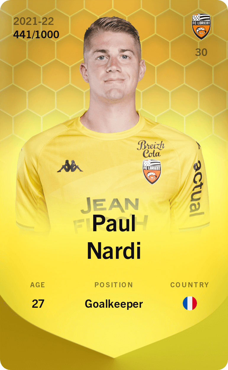 Paul Nardi 2021-22 • Limited 441/1000