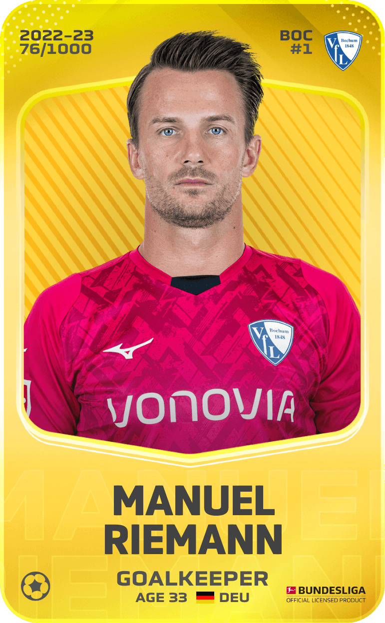 Manuel Riemann 2022-23 • Limited 76/1000