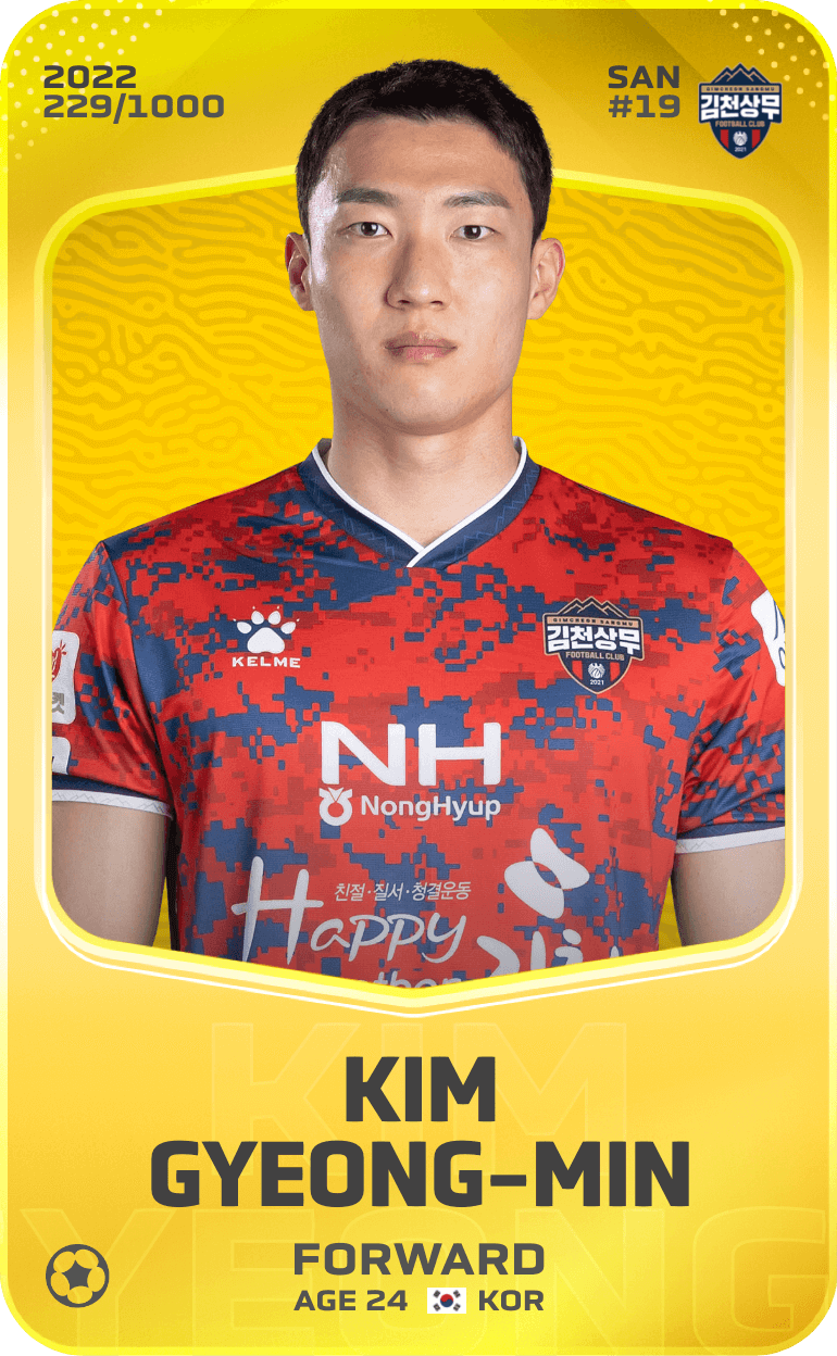Kim Gyeong-Min 2022-23 • Limited 229/1000
