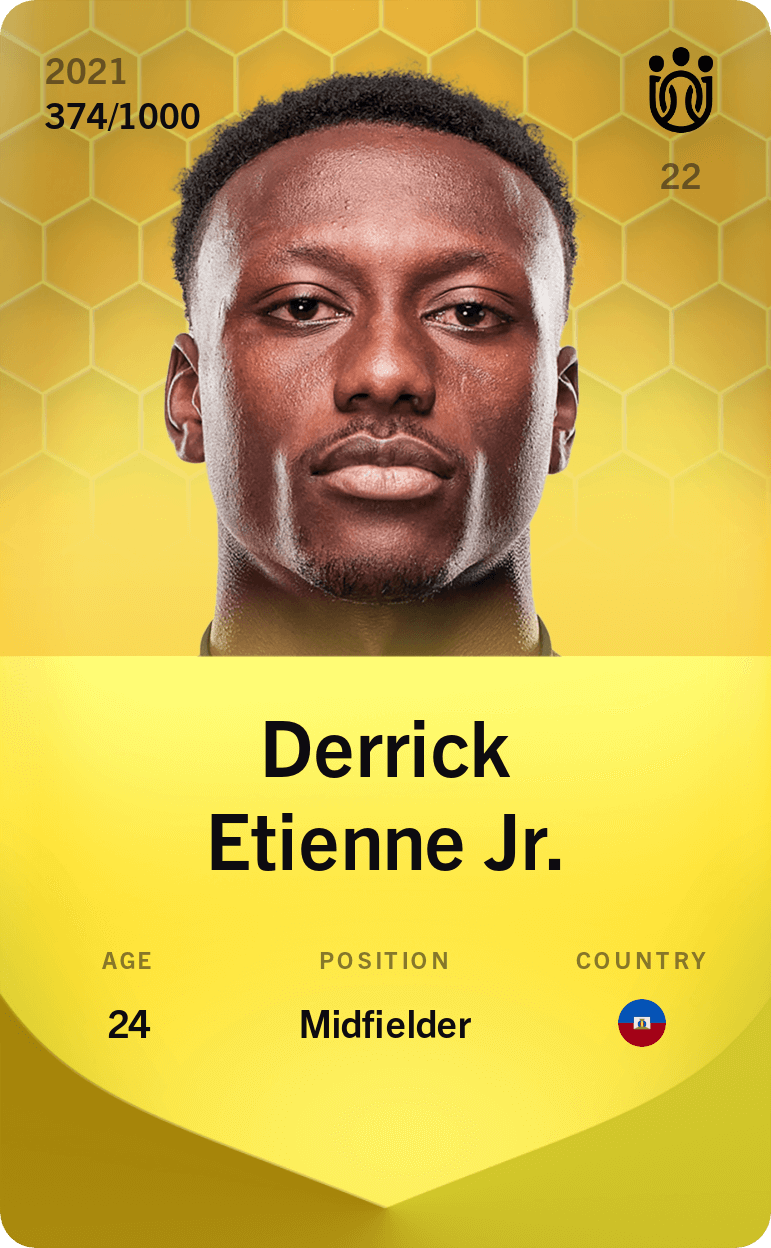 Derrick Etienne Jr. 2021-22 • Limited 374/1000