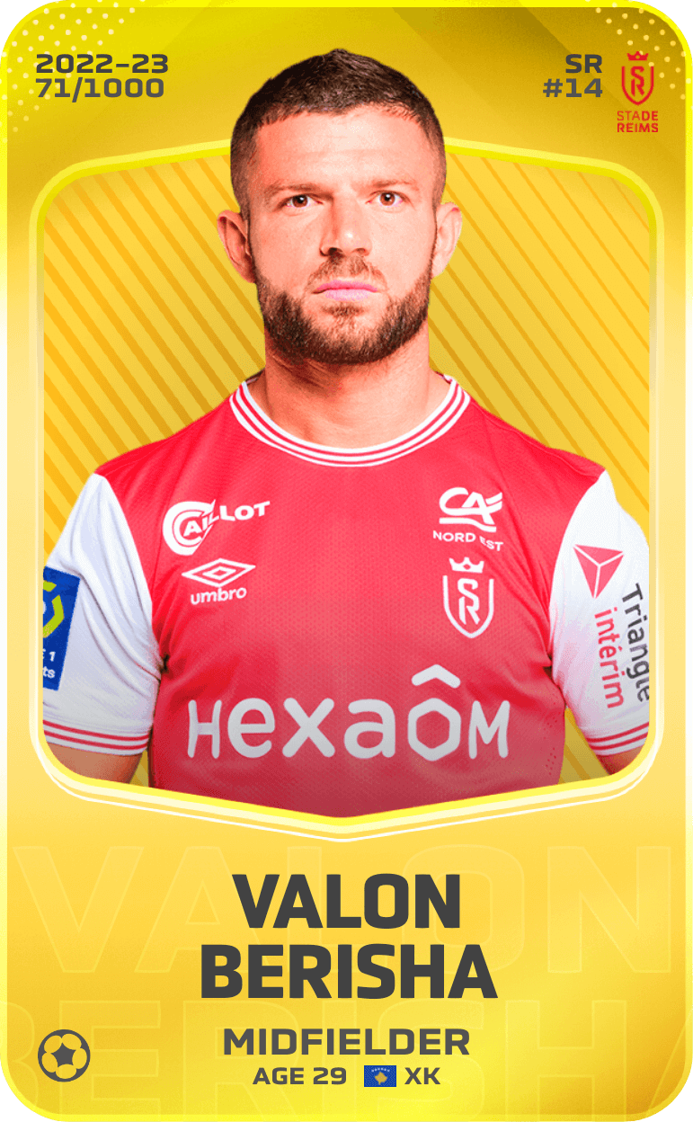 Valon Berisha 2022-23 • Limited 71/1000