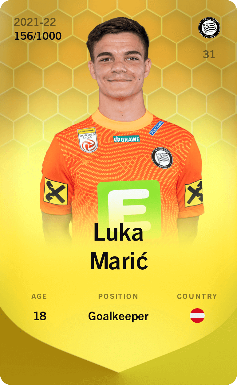 Luka Marić 2021-22 • Limited 156/1000