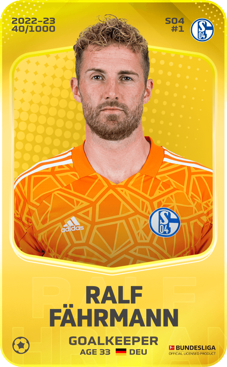 Ralf Fährmann 2022-23 • Limited 40/1000