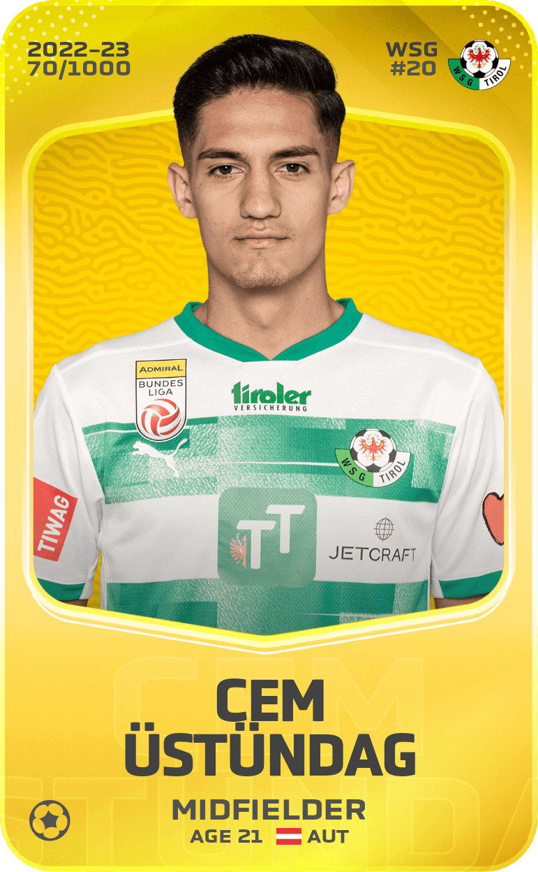 Cem Üstündag 2022-23 • Limited 70/1000