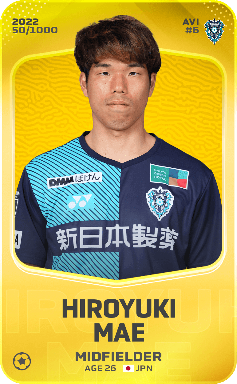 Hiroyuki Mae 2022-23 • Limited 50/1000