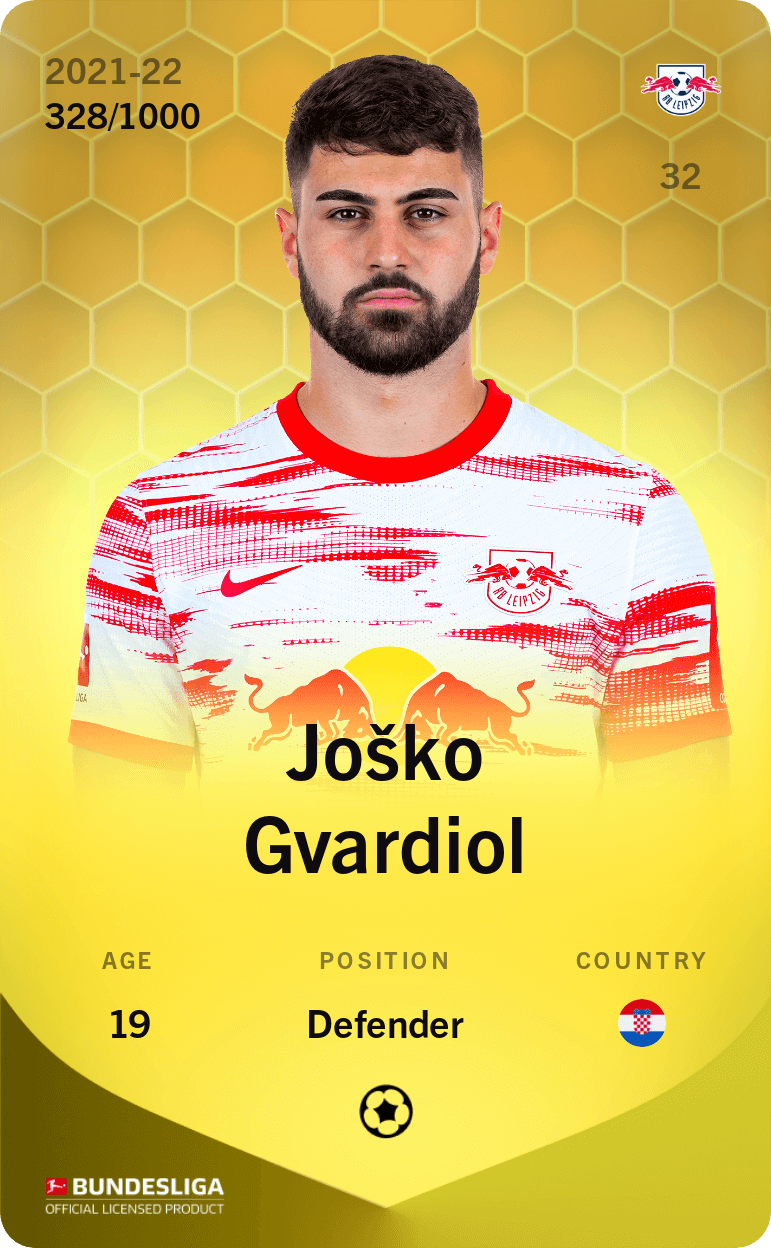 Joško Gvardiol 2021-22 • Limited 328/1000