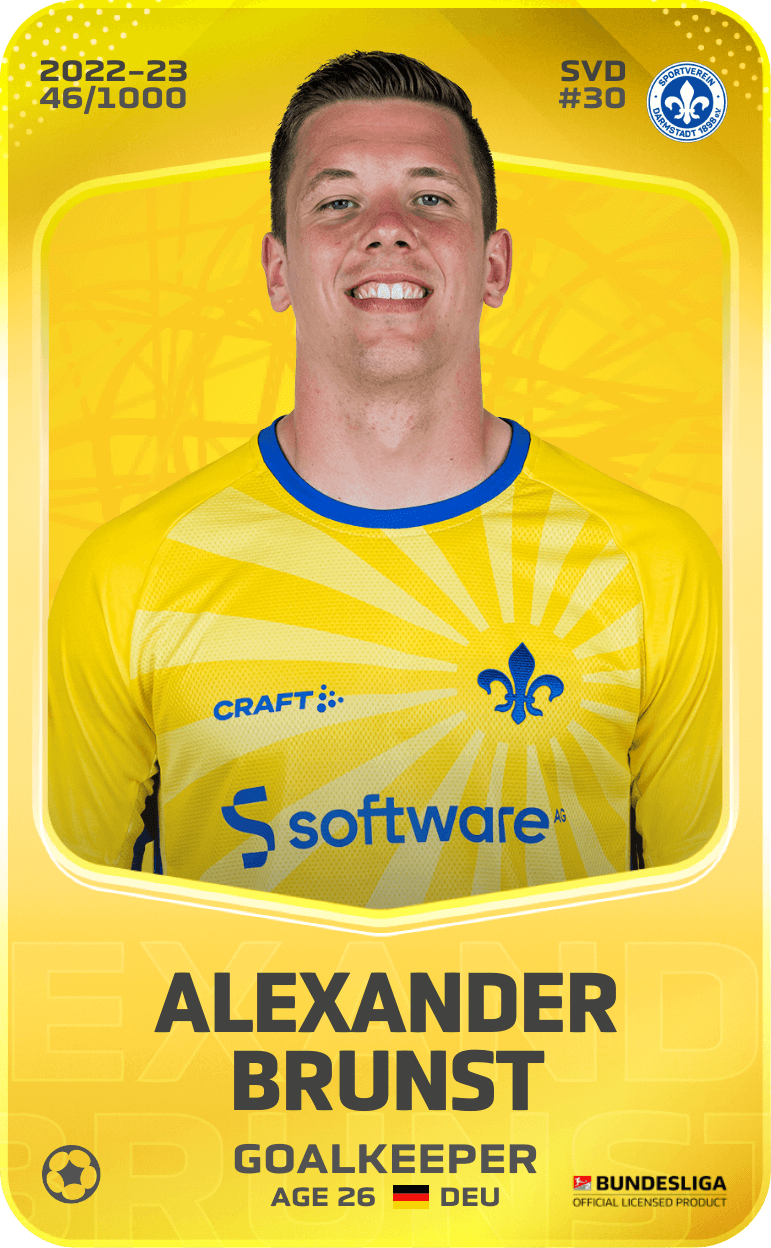 Alexander Brunst 2022-23 • Limited 46/1000