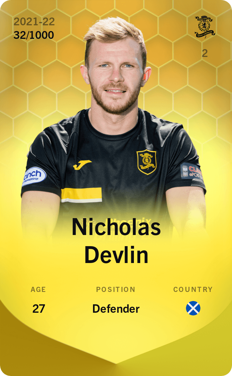 Nicholas Devlin 2021-22 • Limited 32/1000