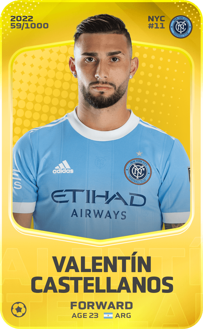 Valentín Castellanos 2022-23 • Limited 59/1000