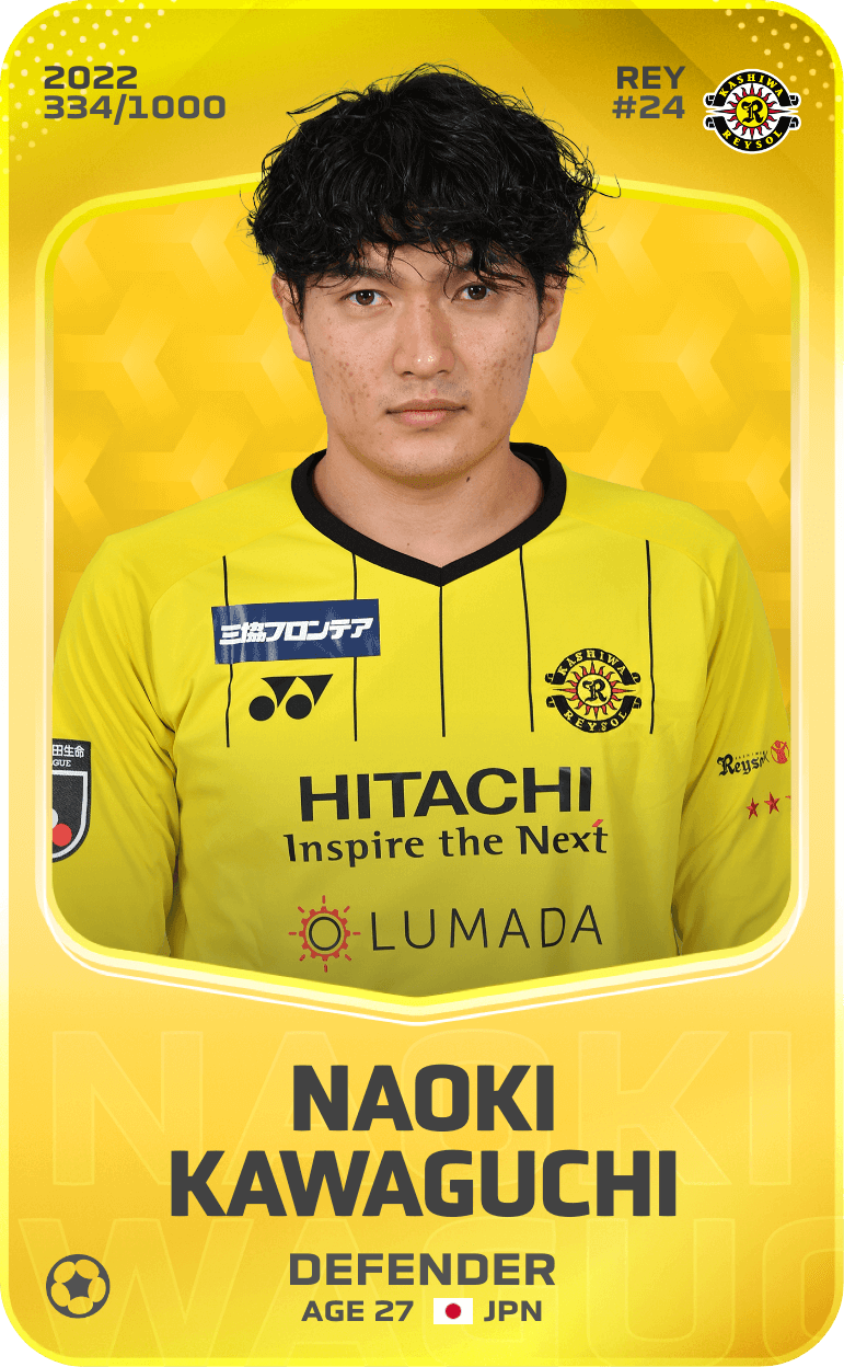 Naoki Kawaguchi 2022-23 • Limited 334/1000
