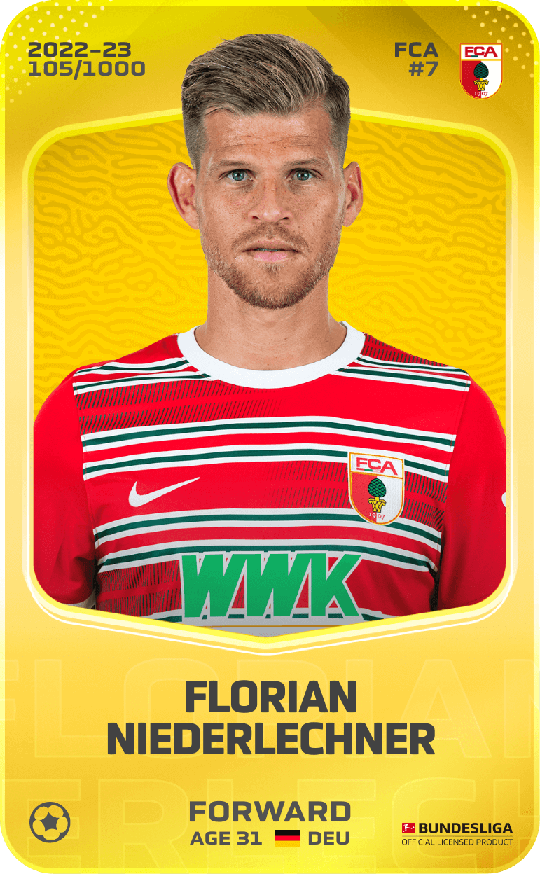 Florian Niederlechner 2022-23 • Limited 105/1000