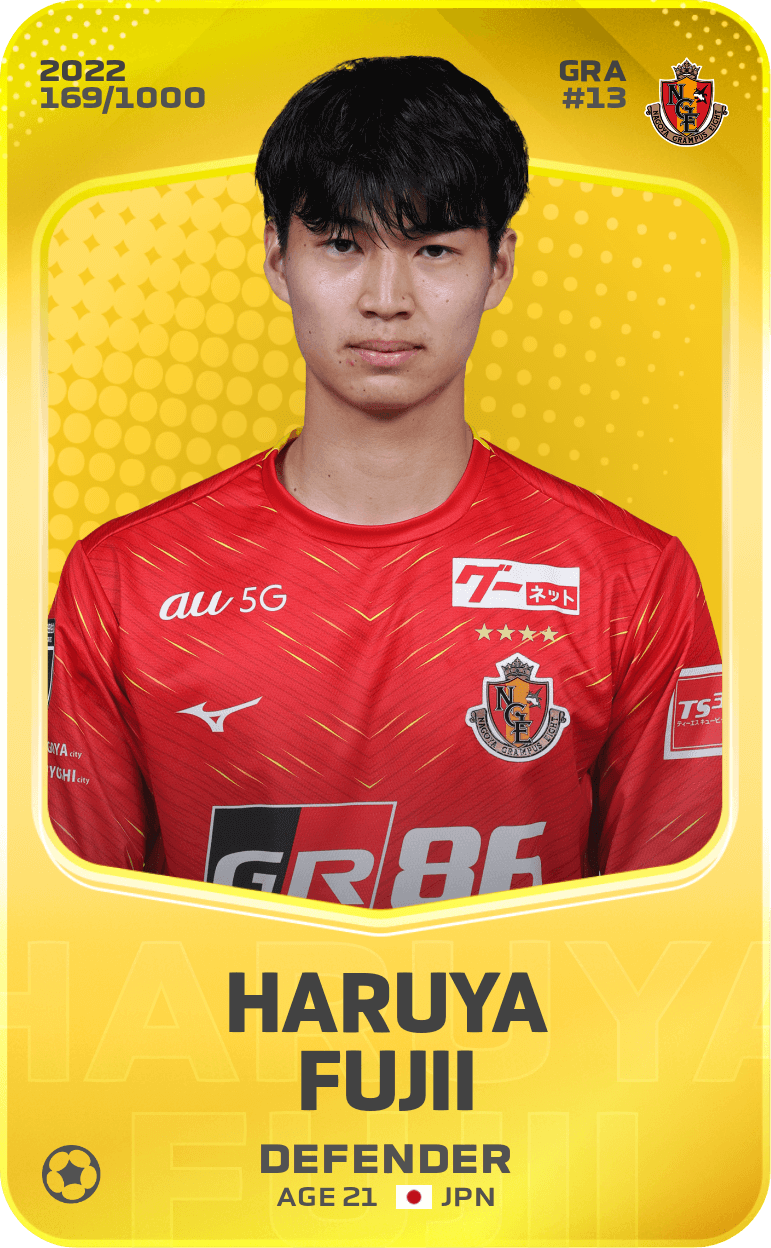 Haruya Fujii 2022-23 • Limited 169/1000