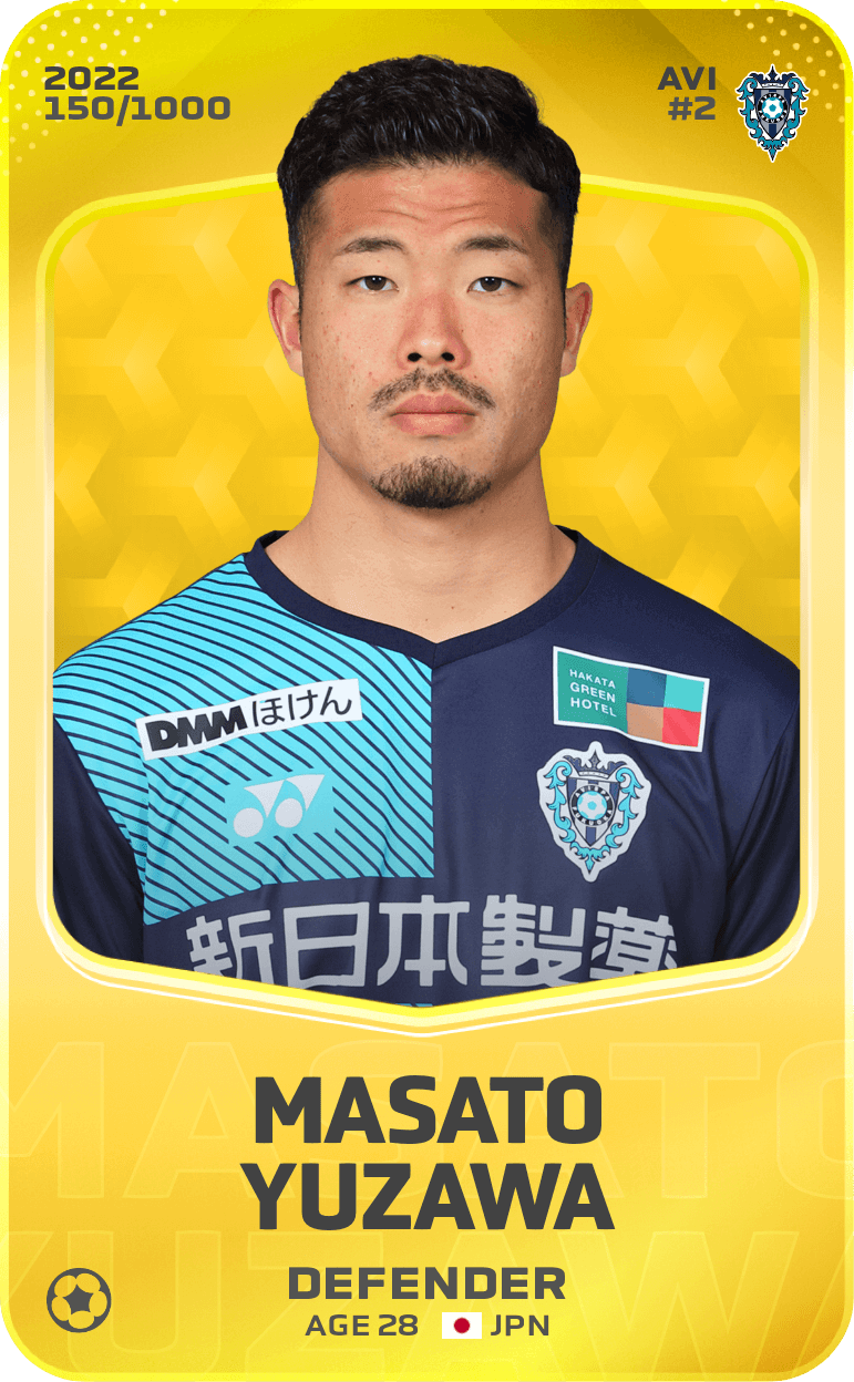 Masato Yuzawa 2022-23 • Limited 150/1000