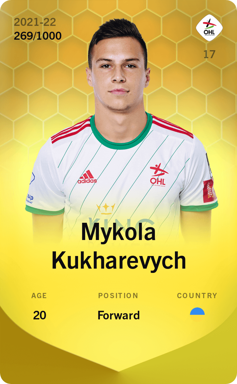 Mykola Kukharevych 2021-22 • Limited 269/1000