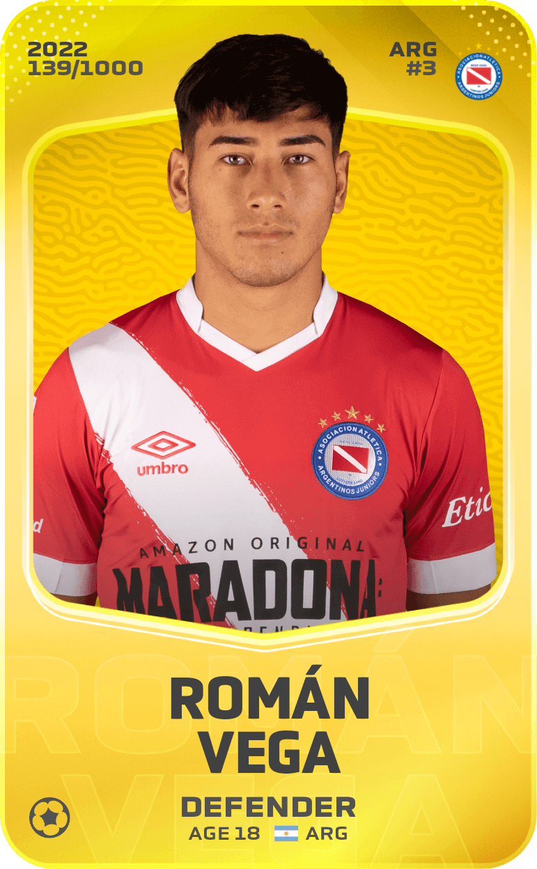 Román Vega 2022-23 • Limited 139/1000