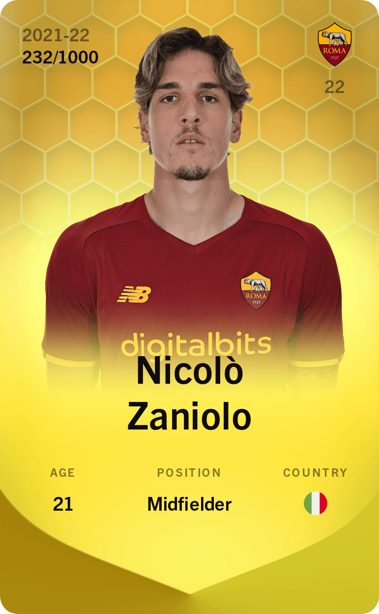 Nicolò Zaniolo 2021-22 • Limited 232/1000