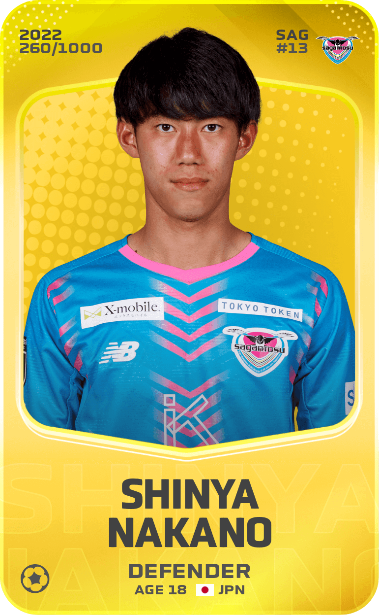 Shinya Nakano 2022-23 • Limited 260/1000