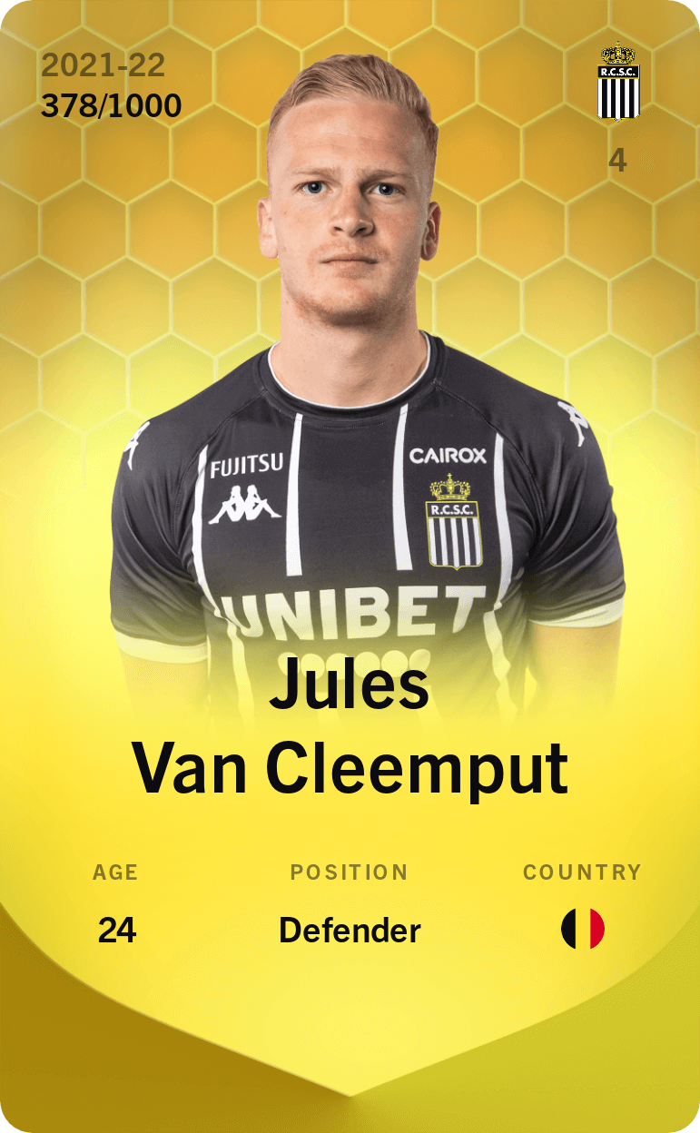 Jules Van Cleemput 2021-22 • Limited 378/1000